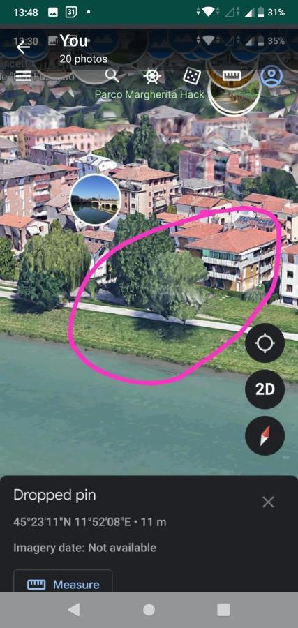 Vicino Al Prato Della Valle Intero Appartamento Parcheggio Facile Di Fronte Padova Eksteriør bilde