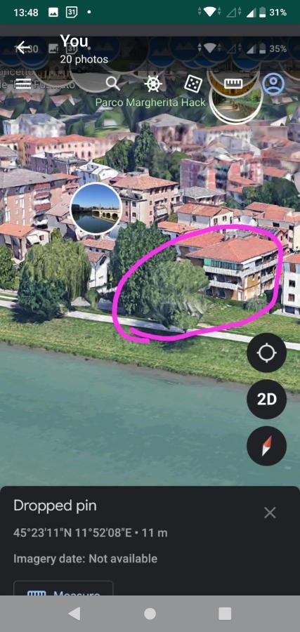 Vicino Al Prato Della Valle Intero Appartamento Parcheggio Facile Di Fronte Padova Eksteriør bilde